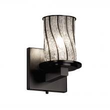 Justice Design Group WGL-8771-10-SWCB-MBLK - Dakota 1-Light Wall Sconce