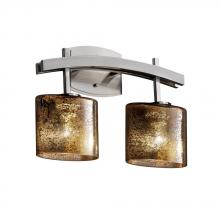 Justice Design Group FSN-8592-30-OPAL-CROM - Archway 2-Light Bath Bar