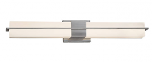 Justice Design Group FSN-9055-OPAL-NCKL - Era 30" Linear LED Wall/Bath