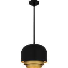 Quoizel FRK1812MBK - Frankie 3-Light Matte Black Pendant