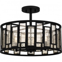 Quoizel QSF5600MBK - Quoizel Semi-Flush Mount