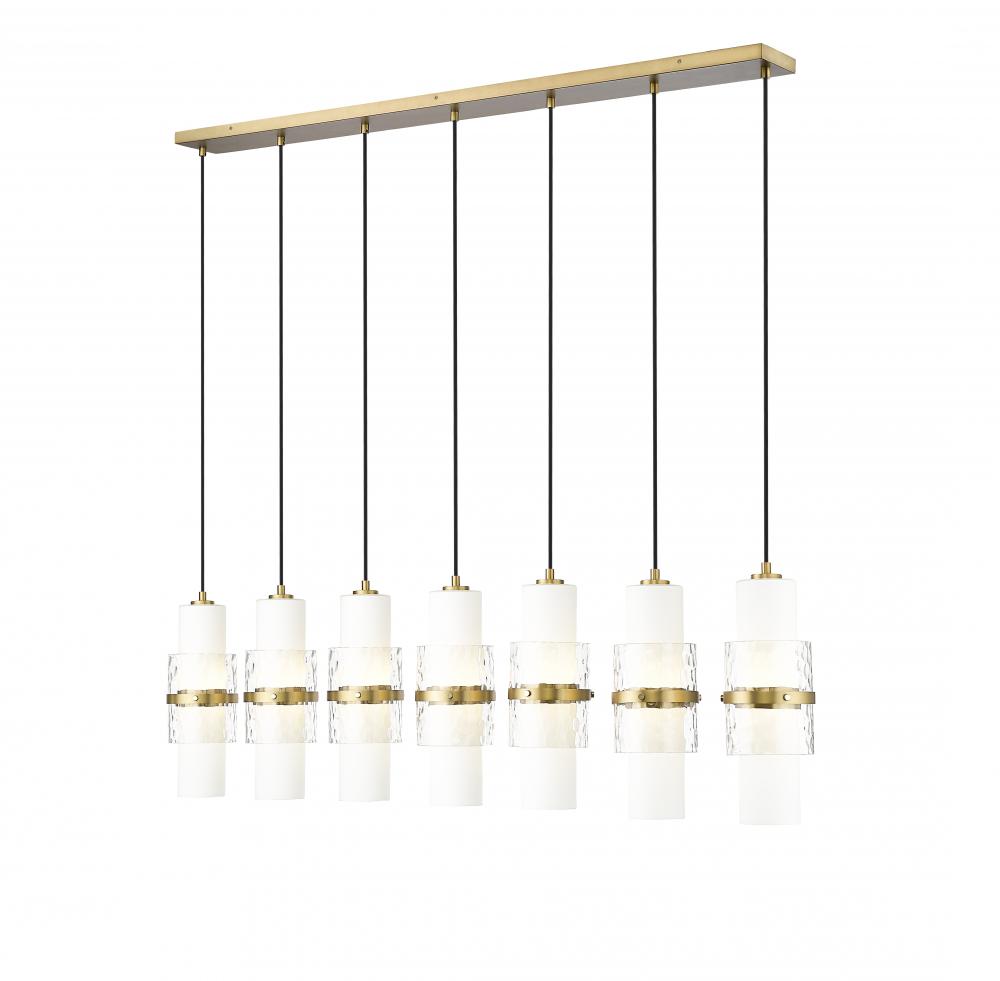 7 Light Linear Chandelier