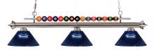 Z-Lite 170BN-ARDB - 3 Light Billiard