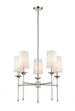 Z-Lite 3033-5PN - 5 Light Chandelier