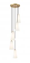 Z-Lite 3043P6-5R-MGLD - 5 Light Chandelier