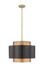 Z-Lite 739P24-BRZ-RB - Harlech Collection 3-Light Pendant