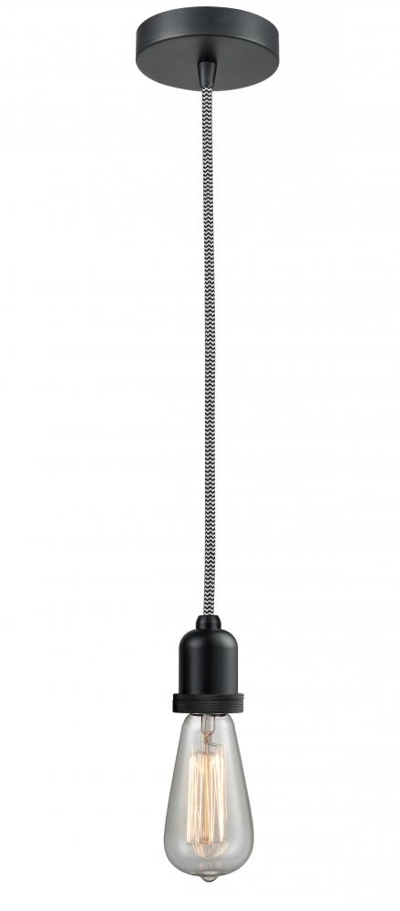 Whitney - 1 Light - 2 inch - Matte Black - Cord hung - Mini Pendant