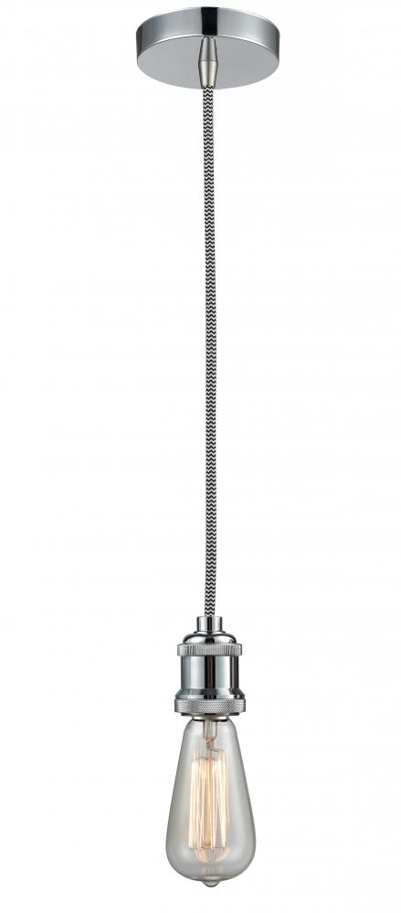 Edison - 1 Light - 2 inch - Polished Chrome - Cord hung - Mini Pendant