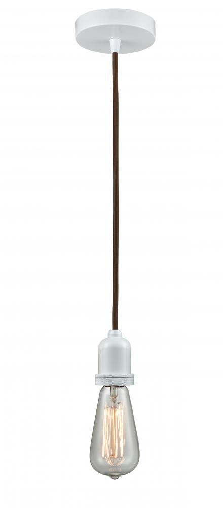 Whitney - 1 Light - 2 inch - White - Cord hung - Mini Pendant