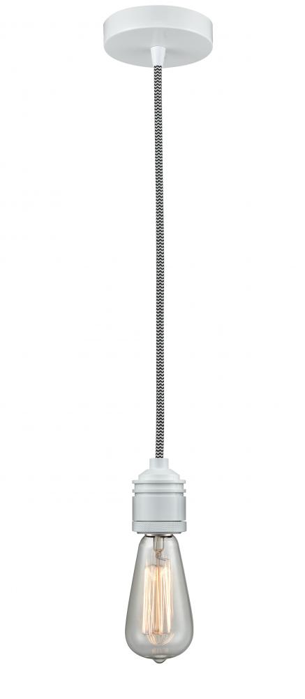 Winchester - 1 Light - 2 inch - White - Cord hung - Mini Pendant