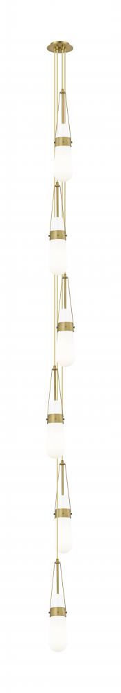 Milan - 6 Light - 6 inch - Brushed Brass - Multi Pendant