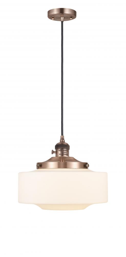 Bridgeton - 1 Light - 16 inch - Antique Copper - Cord hung - Mini Pendant