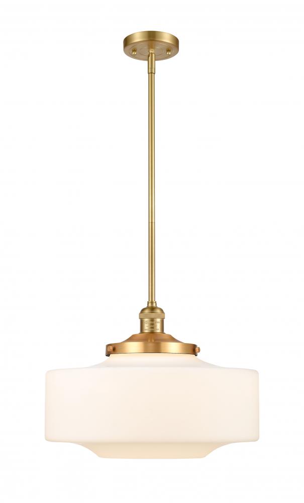 Bridgeton - 1 Light - 16 inch - Satin Gold - Stem Hung - Mini Pendant