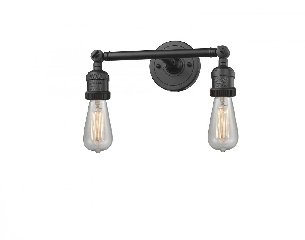 Bare Bulb - 2 Light - 11 inch - Oil Rubbed Bronze - Bath Vanity Light