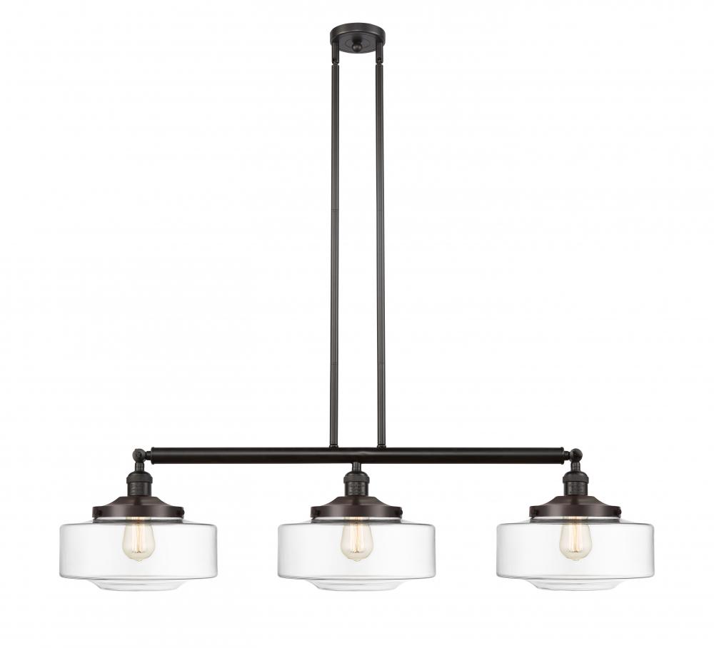 Bridgeton - 3 Light - 44 inch - Oil Rubbed Bronze - Stem Hung - Island Light