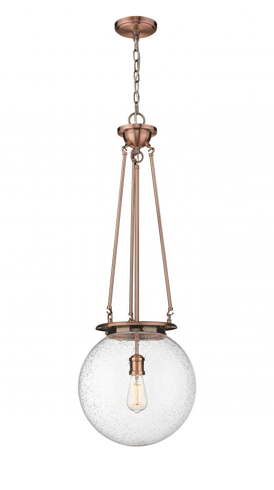 Beacon - 1 Light - 14 inch - Antique Copper - Chain Hung - Pendant