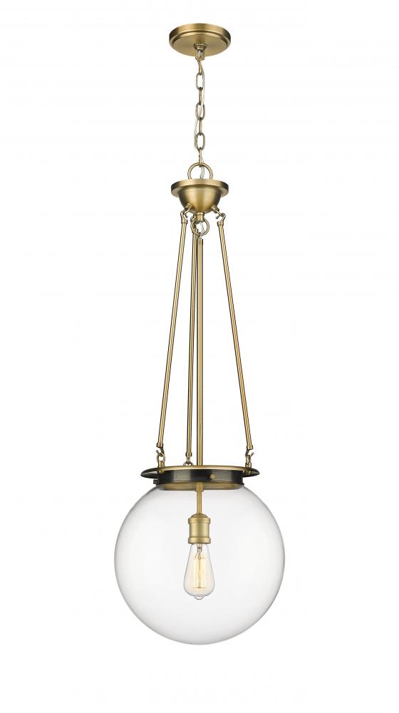 Beacon - 1 Light - 14 inch - Brushed Brass - Chain Hung - Pendant