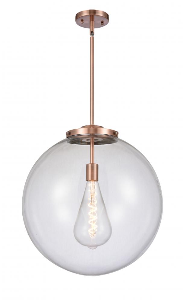 Beacon - 1 Light - 18 inch - Antique Copper - Stem Hung - Pendant