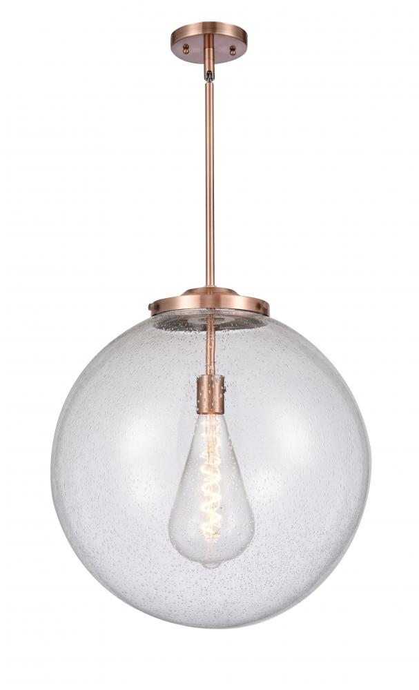 Beacon - 1 Light - 18 inch - Antique Copper - Stem Hung - Pendant