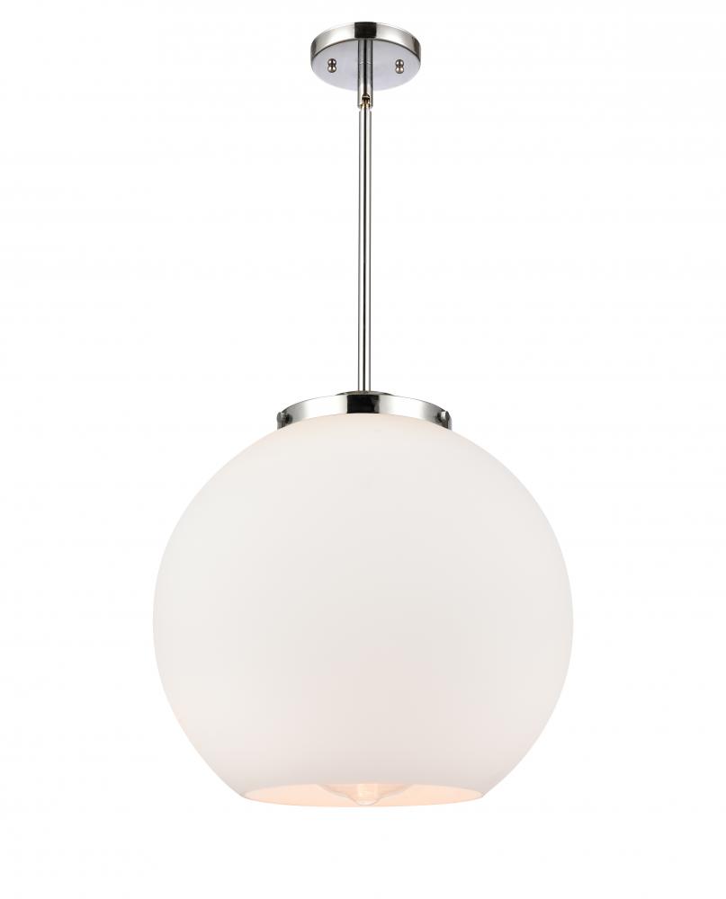 Athens - 1 Light - 16 inch - Polished Chrome - Stem Hung - Pendant