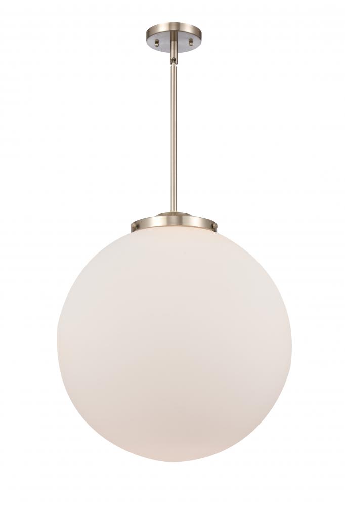 Beacon - 1 Light - 18 inch - Brushed Satin Nickel - Stem Hung - Pendant