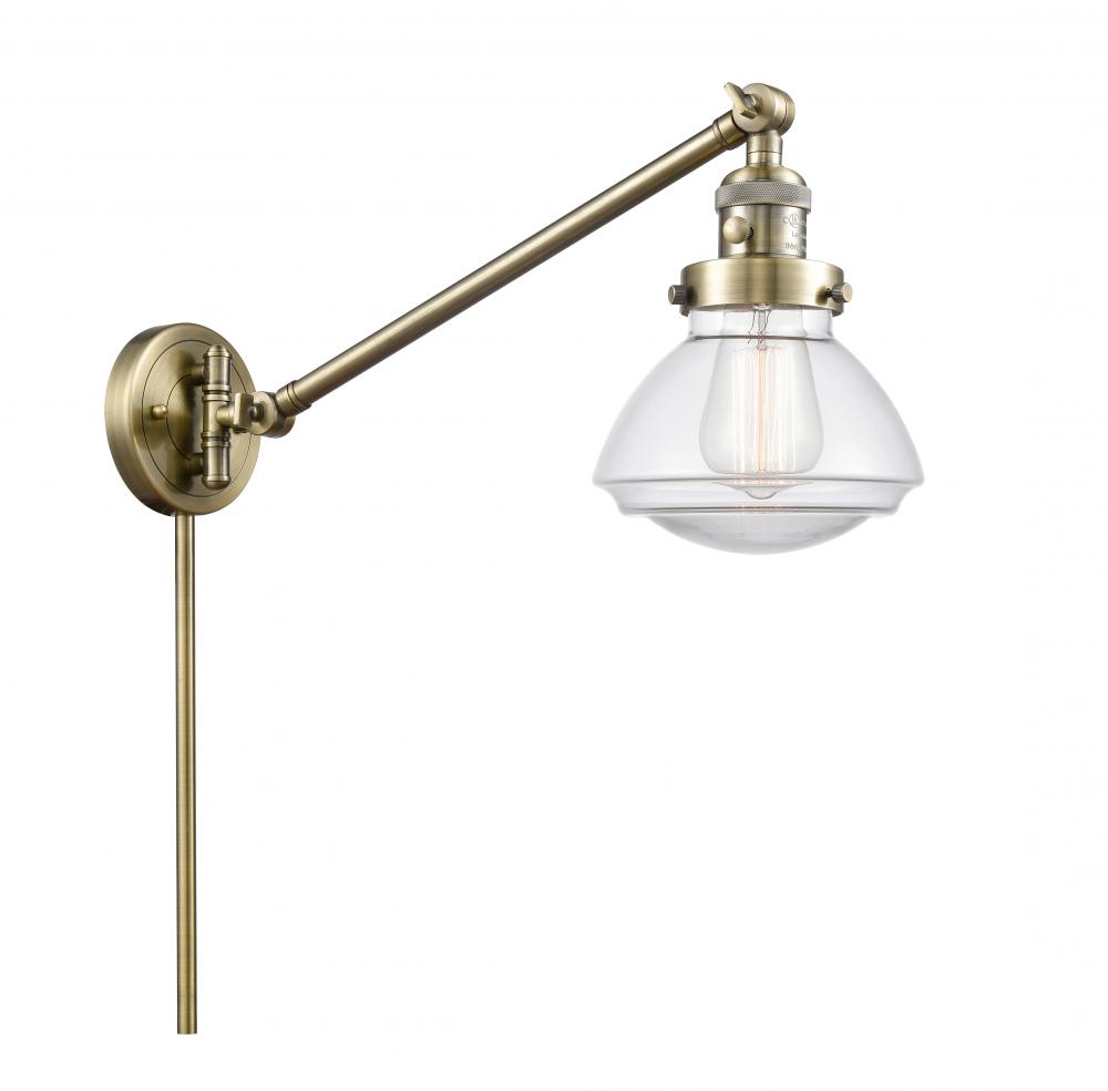 Olean - 1 Light - 9 inch - Antique Brass - Swing Arm