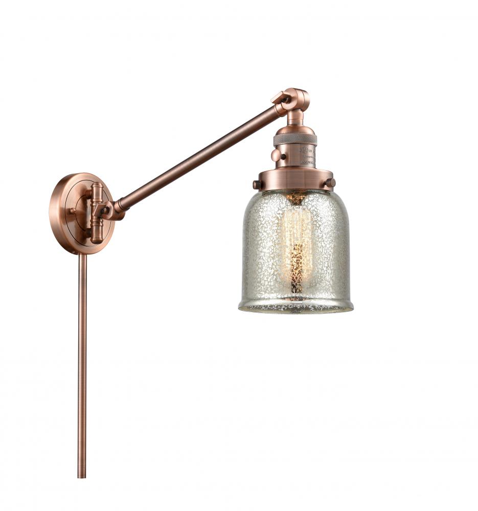 Bell - 1 Light - 8 inch - Antique Copper - Swing Arm