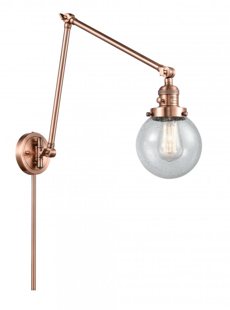 Beacon - 1 Light - 6 inch - Antique Copper - Swing Arm