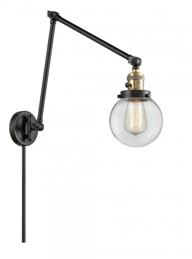 Beacon - 1 Light - 6 inch - Black Antique Brass - Swing Arm