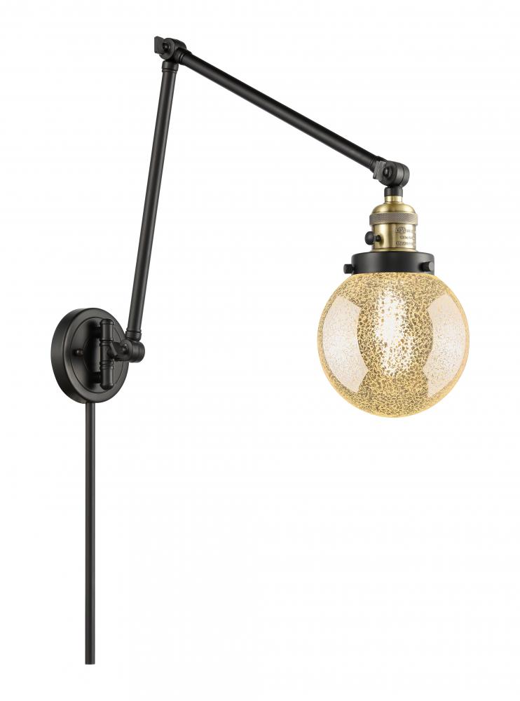 Beacon - 1 Light - 6 inch - Black Antique Brass - Swing Arm