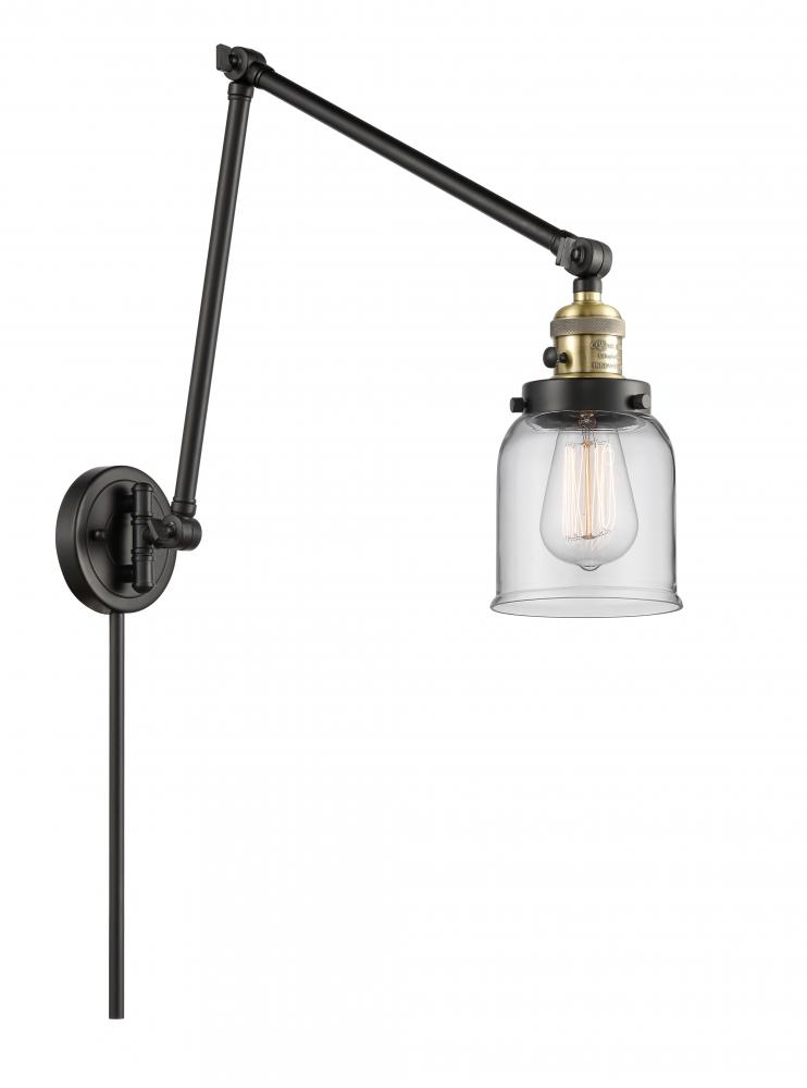 Bell - 1 Light - 8 inch - Black Antique Brass - Swing Arm