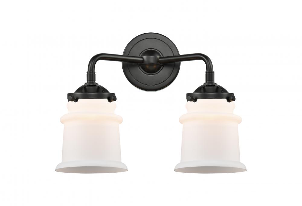 Canton - 2 Light - 13 inch - Black Polished Nickel - Bath Vanity Light