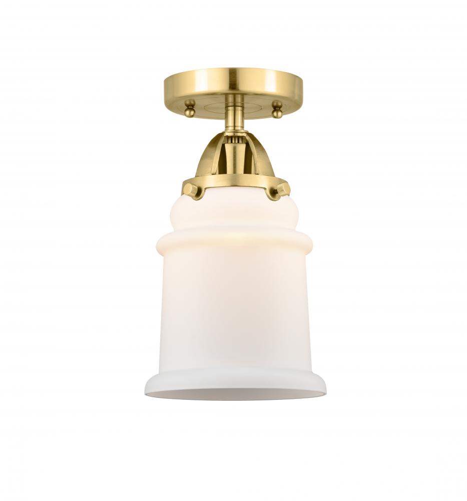 Canton - 1 Light - 6 inch - Satin Gold - Semi-Flush Mount