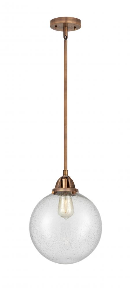 Beacon - 1 Light - 10 inch - Antique Copper - Cord hung - Mini Pendant