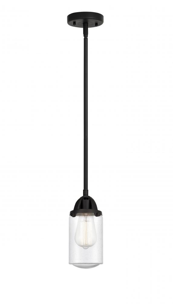 Dover - 1 Light - 5 inch - Matte Black - Cord hung - Mini Pendant