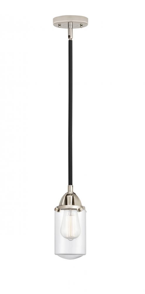 Dover - 1 Light - 5 inch - Black Polished Nickel - Cord hung - Mini Pendant