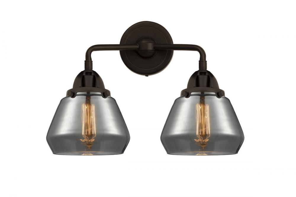 Fulton - 2 Light - 15 inch - Oil Rubbed Bronze - Bath Vanity Light