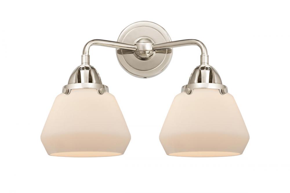 Fulton - 2 Light - 15 inch - Polished Nickel - Bath Vanity Light