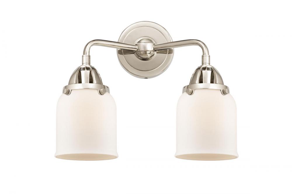 Bell - 2 Light - 13 inch - Polished Nickel - Bath Vanity Light