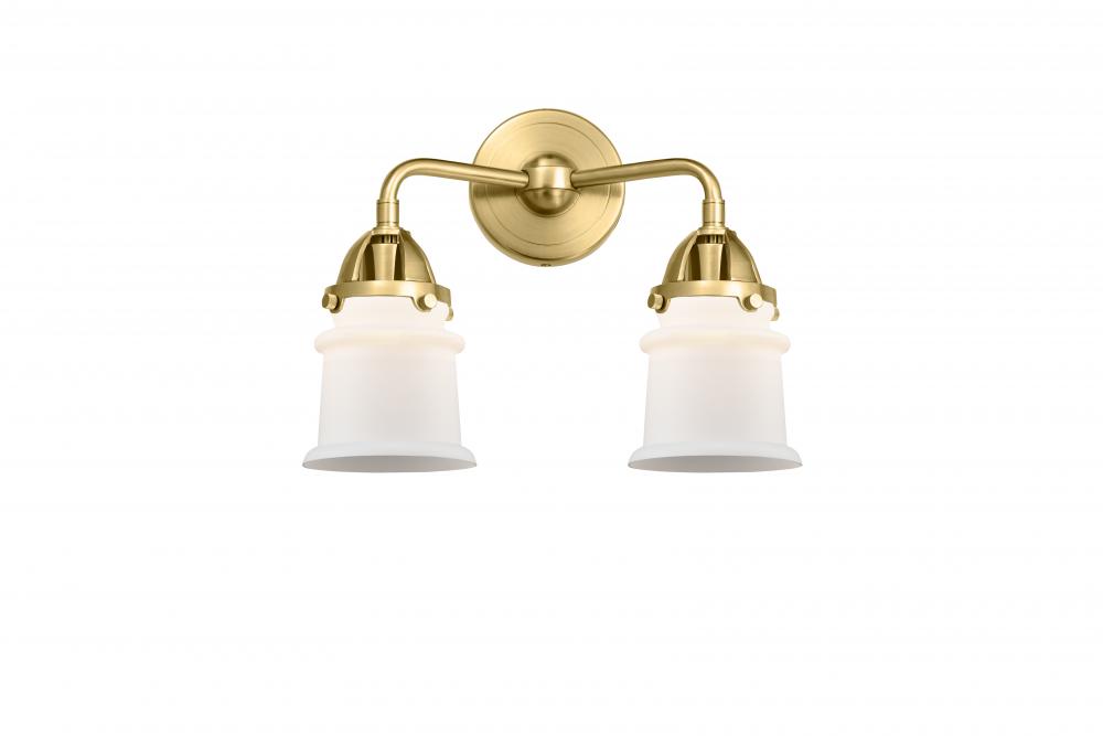 Canton - 2 Light - 13 inch - Satin Gold - Bath Vanity Light