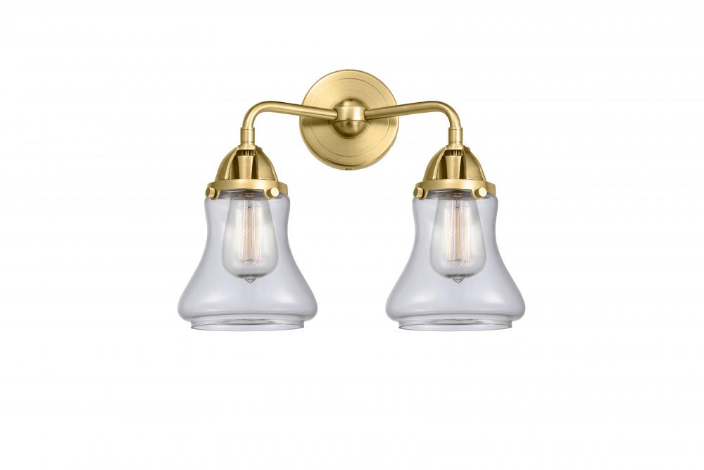 Bellmont - 2 Light - 14 inch - Satin Gold - Bath Vanity Light