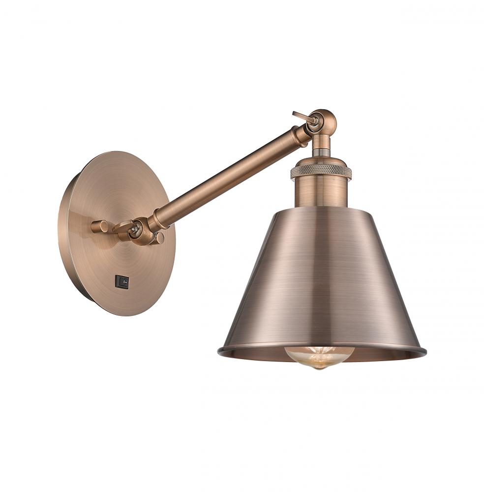 Smithfield - 1 Light - 7 inch - Antique Copper - Sconce