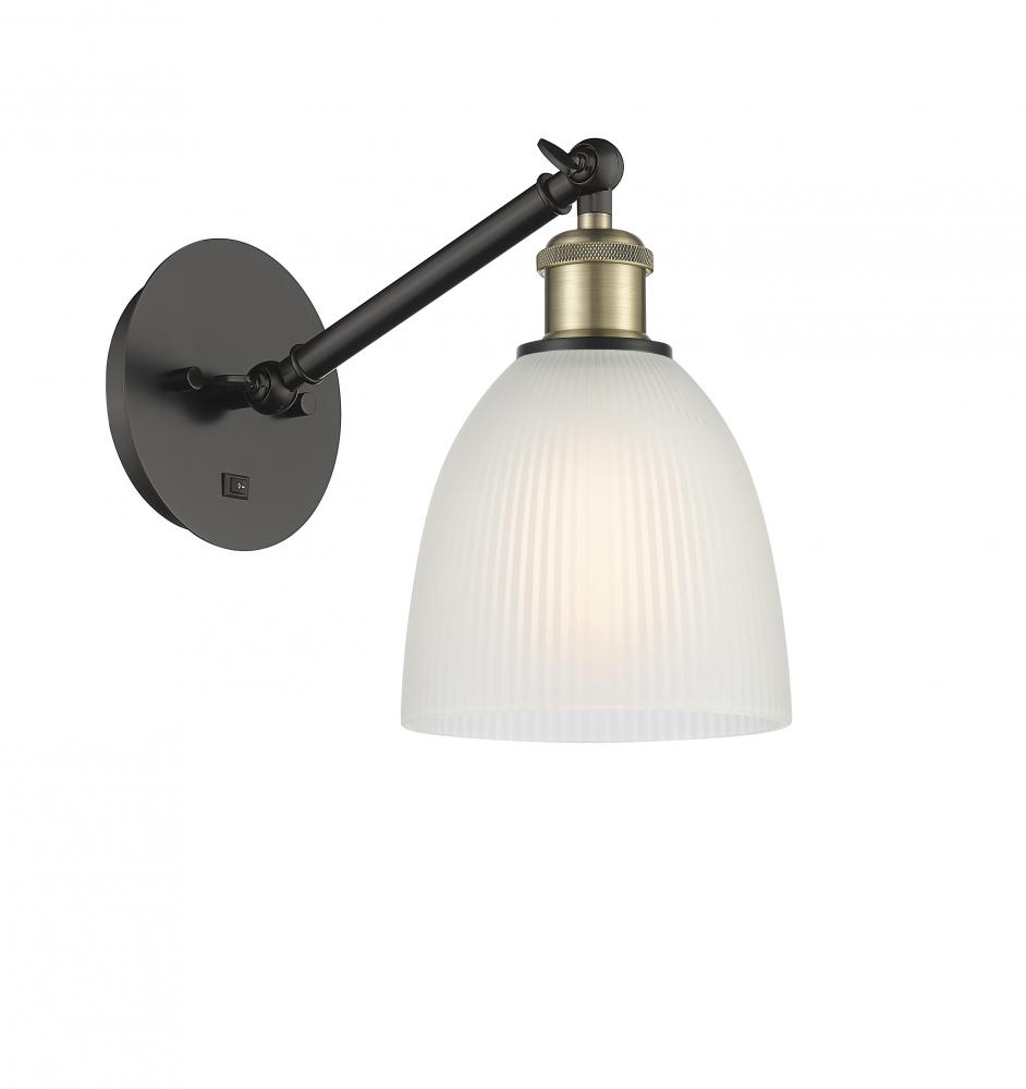 Castile - 1 Light - 6 inch - Black Antique Brass - Sconce