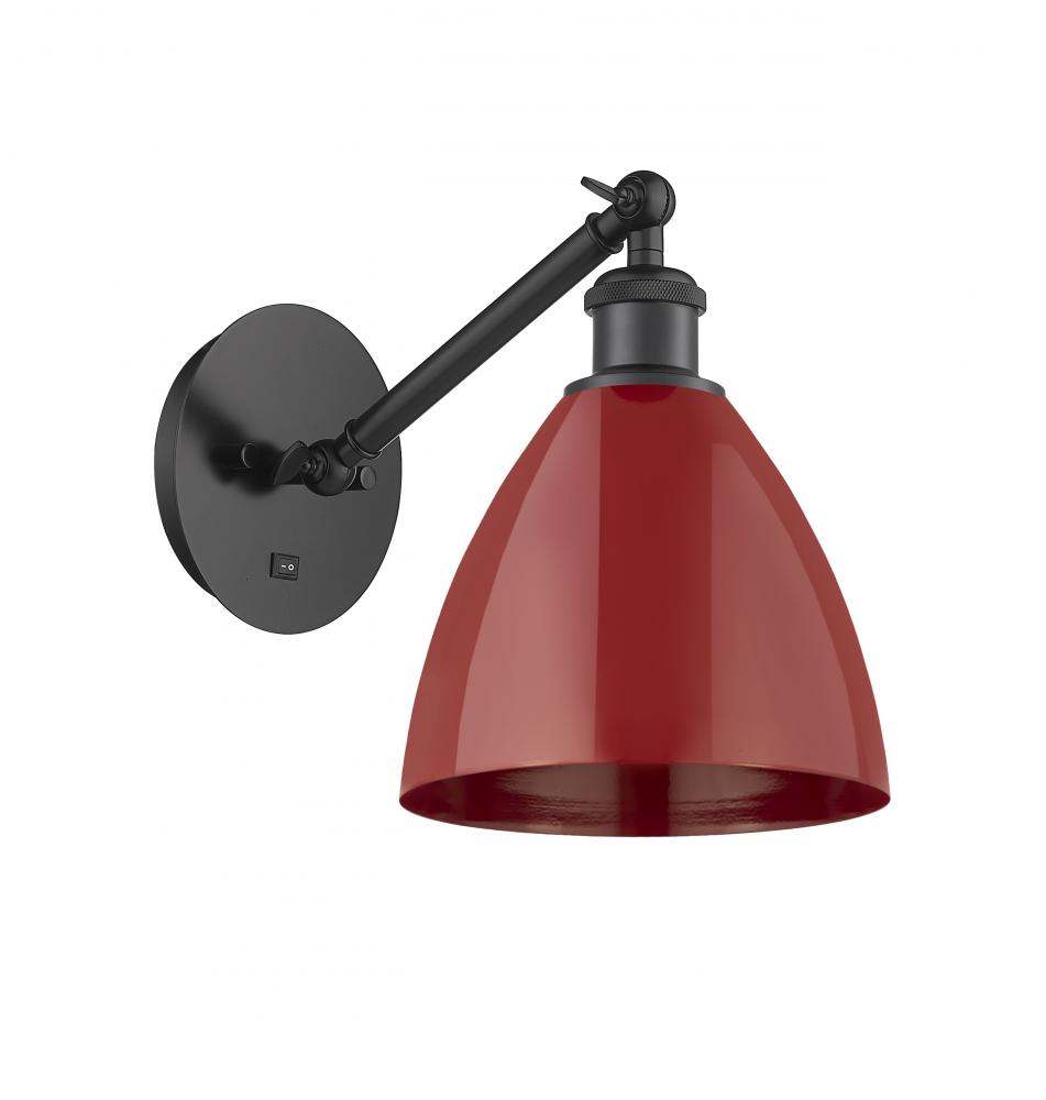 Plymouth - 1 Light - 8 inch - Matte Black - Sconce