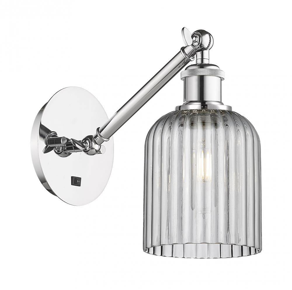 Bridal Veil - 1 Light - 5 inch - Polished Chrome - Sconce