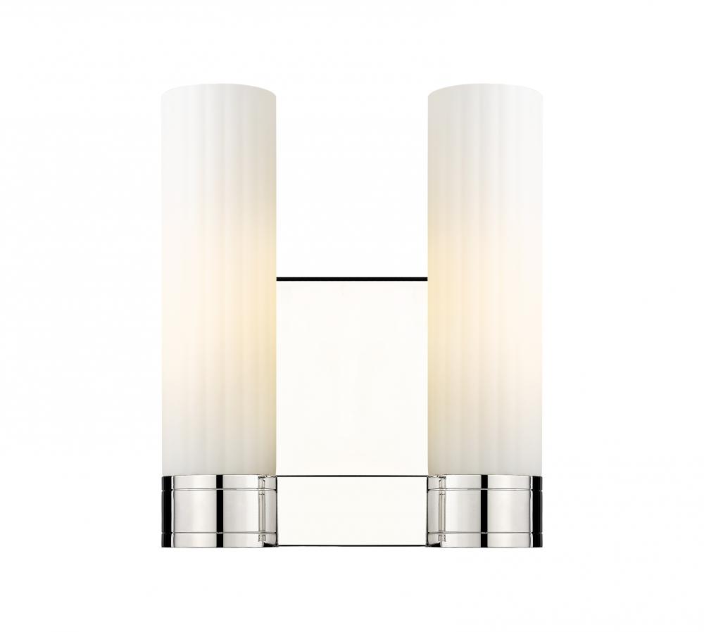 Empire - 2 Light - 11 inch - Polished Nickel - Bath Vanity Light