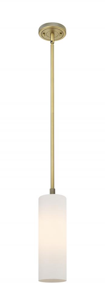 Crown Point - 1 Light - 5 inch - Brushed Brass - Pendant