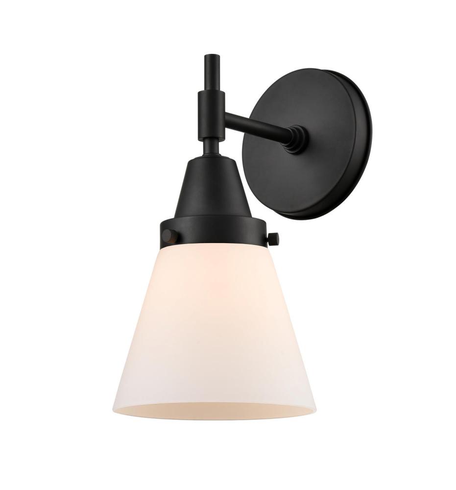 Cone - 1 Light - 6 inch - Matte Black - Sconce