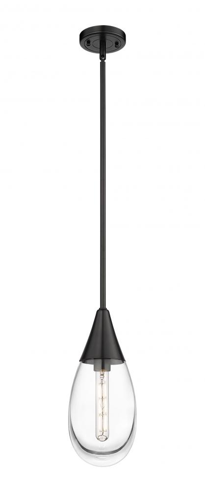 Malone - 1 Light - 6 inch - Matte Black - Pendant