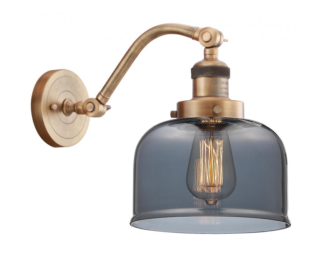 Bell - 1 Light - 8 inch - Brushed Brass - Sconce